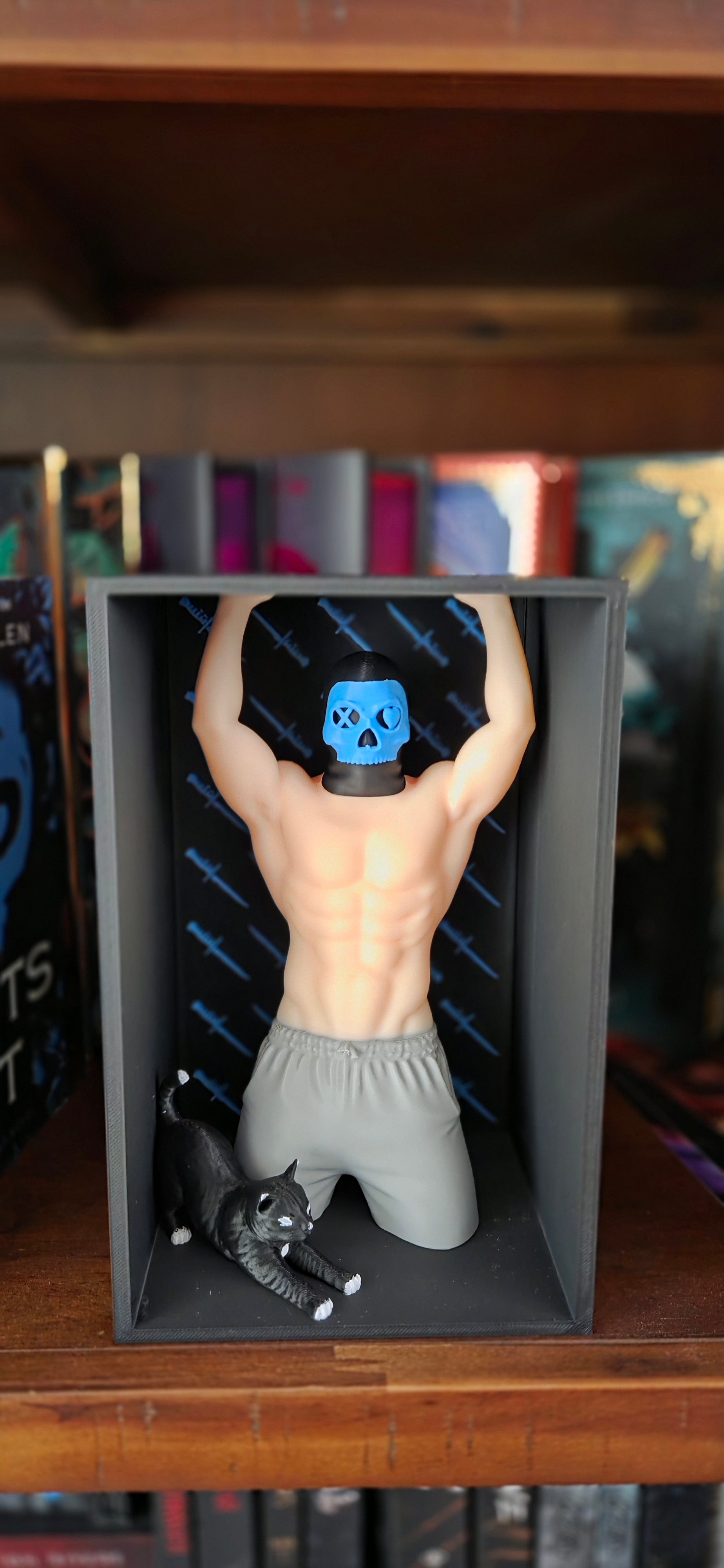Josh – Lights Out Book Nook Statue